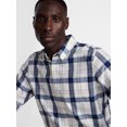 thumbnail image 4 of George Men's Poplin Shirt with Long Sleeves, Sizes S-3XL, LT-4XLT, 2XB-6XB, 4 of 5