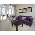 thumbnail image 2 of Elegant Designs Curved Purple Ceramic Table Lamp with Asymmetrical White Shade, 2 of 2