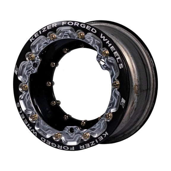 Keizer 1063FBLBCTB 10x6 Beadlock Wheel W/ Tabs, 3 Inch Offset