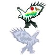 thumbnail image 2 of Molde de resina - Molde de silicona para manualidades de animales para colgar en la pared (5879 Eagle) Likrtyny Para estrenar, 2 of 9