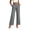 Gray13, variant on Running Shorts for Women High Waist Wide Leg Dress Pants, Casual Business Trousers with Pockets, Elegant Solid Color Cropped Suit Pants Wide Leg Pants Woman