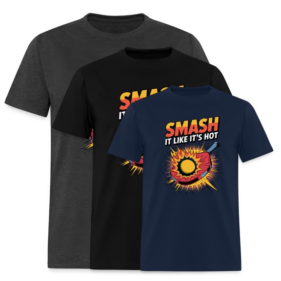 EcoLoom Smash It Like It's Hot Pickleball Shirt Short Sleeve Unisex T Shirt