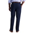 thumbnail image 3 of Haggar Men's Iron Free Premium Khaki Classic Fit Pleat Front Expandable Waist Casual Pant (Regular and Big & Tall Sizes), Dark Navy, 36W x 30L, 3 of 3