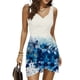 thumbnail image 3 of Gibobby Vestido Causal para Mujer de Verano Vestidos de verano para mujer Vestido de cóctel Vestido elegante cruzado Vestido vintage(Azul,M), 3 of 4