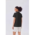 thumbnail image 6 of Pinspark Women's Golf Polo Shirts Short Sleeve Tennis Shirt Moisture Wicking Athletic T Shirt UV Protection Collared Sport Tops, 6 of 8