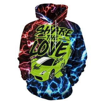 Joker Hoodies for Men Women, Unisex Hooded Sweatshirt, Oversized