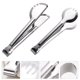 thumbnail image 5 of 2 pinzas para alimentos, clip de acero inoxidable para cocina, pinza multifuncional para alimentos (plateado), 5 of 6