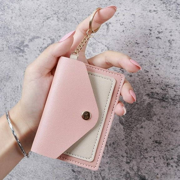 ZHXXCUM Card Case Womens Candy Color Card Case Fashion Small Card Case Coin Purse