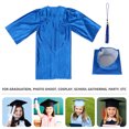 thumbnail image 4 of EeaseCA 1 Set Child Graduation Gown Set Graduation Celebration Kids Dress Gown, 4 of 8