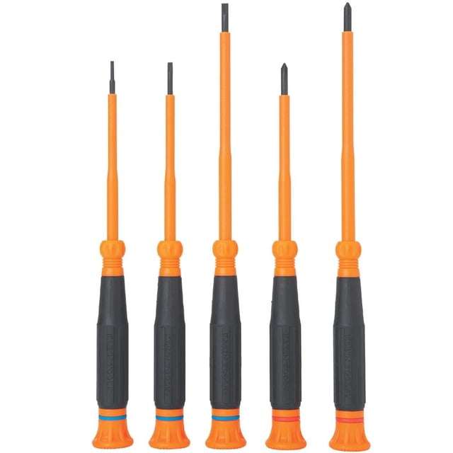 Juego de destornilladores Klein Tools 85615INS aislados 1000 V, 5 piezas