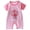 Pink, variant on Unisex Baby Cotton Romper Boys Short Sleeve One-Piece Jumpsuit Girls Snap-up Bodysuits Summer Clothes Outfits 3-18M (White, 12-15 Months)