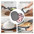 thumbnail image 7 of Sikiie Strawberry Silicone Pot Holders, Oven Mitts Heat Resistant Hot Pads, Non Slip Pot Holder for Kitchen Baking and Cooking 9.4 x 7.5 Inches, 7 of 7