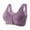 #A Purple1, variant on VISALY Push Up Bras for Women Front Closure Wireless Bra, Front Closure Lace Support, Plus Size Strapless Bras, Shapedly Bra Shapedly Back Smoothing Push-Up Bra Plus Size, #A Purple1,L