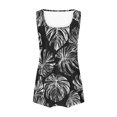 thumbnail image 4 of ZQUUVOU Tank Top For Women Loose Casual Crew-Neck Pleated Tops (Multicolor,2XL), 4 of 6