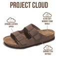 thumbnail image 2 of Sandalias Planas para Mujer Project Cloud Venita Tan de Cuero Genuino, 2 of 6