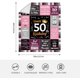 thumbnail image 5 of LHSHID 50th Birthday Gifts for Women Unique Happy Birthday Fleece Throw Blanket Funny 50 Years Old Birthday Decorations Gifts Best 50th Birthday Gfit Ideas for Mom Wife Sister Friends 50x60in, 5 of 6