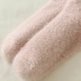 thumbnail image 5 of roadlitg Womens Fuzzy Socks Fleece Thickened Warm Socks Fall Winter Cute Solid Color Home Slipper Socks, 5 of 6