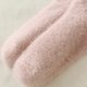 thumbnail image 5 of Calcetines para mujer, bordados, de felpa, informales, de poliéster, 5 of 6