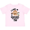 thumbnail image 3 of Inktastic Monkey I Love Hanging out with My Tio Boys or Girls Toddler T-Shirt, 3 of 5