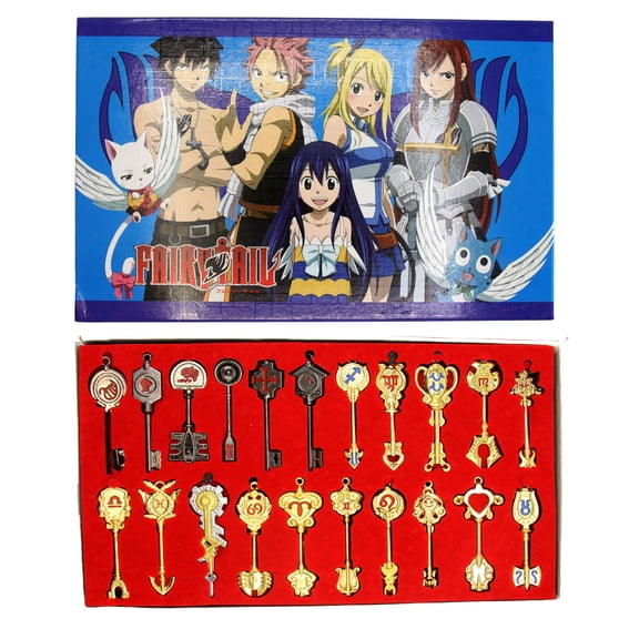 Zodiac Spirit Key - Fairy Tail Necklace & Keychain 21 pc. Pendant