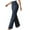 Blue, variant on ZZwxWA Women's Dressy Plaid Pants Soft Skinny High Waist Casual Work Office Long Trousers Fashion Pull On Business Pants