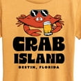 thumbnail image 3 of Instant Message - Crab Island - Women's Short Sleeve Graphic T-Shirt, 3 of 7
