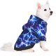 thumbnail image 2 of Fotbe Blue Lightning1 Sudadera con Estampado para Perros Pequeños – Suéter con Capucha para Mascotas, Tela Suave de Forro Polar con Bolsillo-Small, 2 of 7