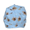 thumbnail image 3 of Logiee Brown French Bulldog Print Unisex Knit Beanie for Men Women Winter Hat,Beanies Skull Caps, 3 of 7