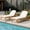 Light Teak Set of 2, variant on Outdoor Chaise Lounge, Premium Acacia Wood Patio Recliner with Arched Backrest, 5-Position Adjustable Backrest, Outdoor Lounge Chair for Poolside, Backyard, Deck & Lawn, Gray