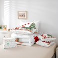 thumbnail image 6 of Manfei Happy Christmas 7pcs Bedding Comforter Set,Cute Cartoon Gnome Queen Bedding Sets,Chic Xmas Tree Gifts Queen Sheet Sets For Teens,Ultra Soft Home Decor Reversible, 6 of 8