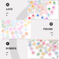 thumbnail image 3 of Shisuyan 300Pcs Acrylic Glow in The Dark Beads for Jewelry Making Assorted Color Flat Round Heart Shape Number Shape, 3 of 8