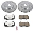 thumbnail image 3 of PowerStop Front Z26 Street Warrior Carbon-Fiber Ceramic Brake Pad and Drilled and Slotted Rotor Kit Fits: INFINITI NISSAN Select Models K104-26, 3 of 9
