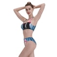 thumbnail image 5 of Daiia Dog in Hairdresser printed 2 piece Swimsuit Bikinis for Women High Waisted Racerback Bathing Suits Summer Tummy Control Scoop Neck Swimwear-X-Large, 5 of 8