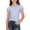 Light Blue, variant on CPNG Girls Summer Short Sleeve T Shirt Little Girls Pure Cotton Solid Color Puff Sleeve Crewneck Soft Tops T-Shirts(Orange,5-6 Years)