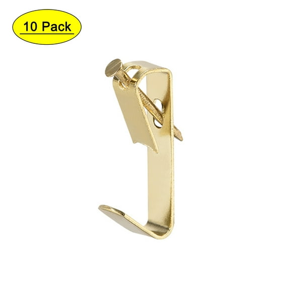 Uxcell 100lbs Photo Frame Hanging Hooks Kit w Nails 10Pack