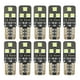 thumbnail image 2 of Hlyjoon T10 3030 12V Bombilla LED Coche Luces de despacho Bombilla Lámpara de lectura blanca 10PCS ANGGREK Otros, 2 of 8