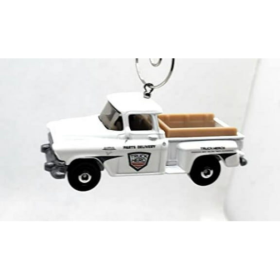 Christmas Ornament for 1957 GMC Stepside Pickup Truck White