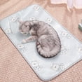 thumbnail image 4 of Pet Cooling Mat Ice Silk Dog Bed for Hot Weather, Breathable Heat Dissipation Cat Sleeping Pad with Non-Slip Bottom, Portable Summer Cool Cushion for Indoor Crate and Outdoor Travel, 23.62x39.37in, 4 of 9