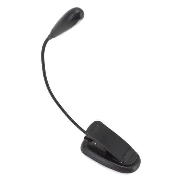 Clip De Lectura En Luz Negro 9 Niveles 7 Lámparas Plegable Flexible Cuello De Cisne USB Recargable LED Clip Lámpara De Lectura De Mesa