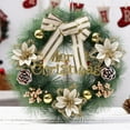 thumbnail image 4 of 30/40CM Garland Arrangement Christmas Ornament Red Pinecone Spruce Christmas Wreath Front Door Wreaths Party Hanging Garland, 4 of 6