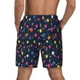 thumbnail image 4 of Daiia Colored Balloons Mens Swim Trunks Swim Shorts Quick Dry Swim Shorts with Mesh Lining Pockets-Small, 4 of 9