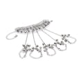 thumbnail image 4 of Vintage Boho Mujeres Bell Esclavo Cadena Mano Arnés Anillos de Sunnimix Pulsera, 4 of 5