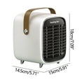 thumbnail image 2 of CSSAD Space Heaters for Inside Mini Heater Office Desktop Mute Hot Blower Small Household Heater Bedroom Heater 90~240V/50~60HZ, 2 of 3