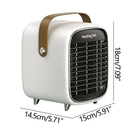 

GiliGiliso Clearance Mini Heater Office Desktop Mute Hot Air Blower Small Household Heater Bedroom Electric Heater 220~240V/50~60HZ