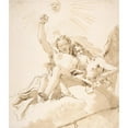 thumbnail image 3 of Giovanni Battista Tiepolo 15x17 Black Modern Framed Museum Art Print Titled - Time and Truth. (1696-1770), 3 of 5