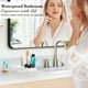 thumbnail image 3 of Organizador de mostrador de baño Luxspire Marble con tapa, 6 ranuras, 3 of 7