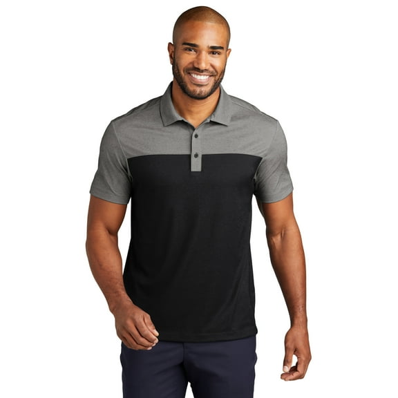Port Authority Fine Pique Blend Blocked Polo K831