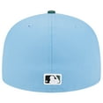 thumbnail image 4 of Men's New Era  Sky Blue/Cilantro Los Angeles Dodgers 1988 World Series 59FIFTY Fitted Hat, 4 of 6