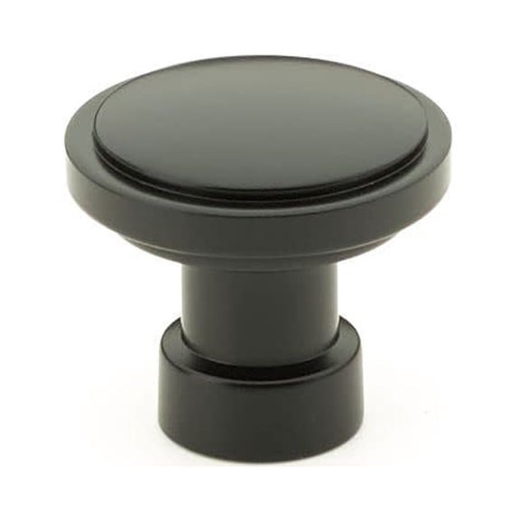 Emtek 86697US19 1.25 in. Haydon Cabinet Knob, Flat Black