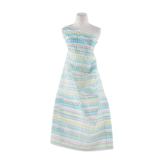 Zelouf Charlie Plaid Organza , Sewing, DIY, Crafts Fabric by the Yard, Pink Multi, 3 Yard